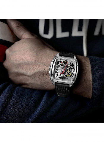 Automatic Mechanical Analog Watch Black