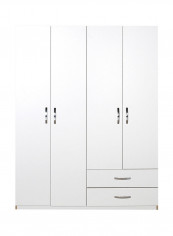 4-Door And 2-Drawers Wardrobe Multicolour 140 x 182 x 53centimeter reviews 4-Door And 2-Drawers Wardrobe Multicolour 140 x 182 x 53centimeter