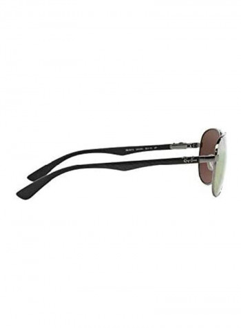 Men's Polarized Pilot Sunglasses - Lens Size: 58 mm