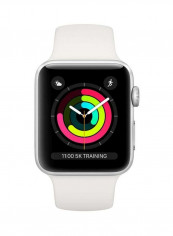 Watch Series 3-42mm GPS Silve Aluminum Case with Sport Band White