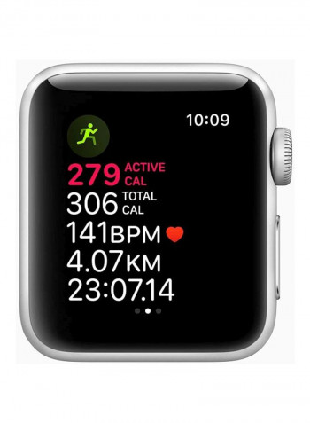 Watch Series 3-42mm GPS Silve Aluminum Case with Sport Band White