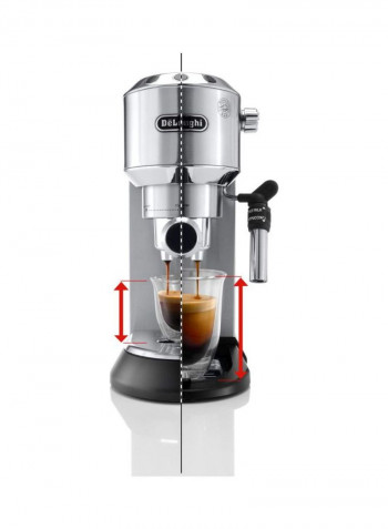 Dedica Compact Espresso Machine 1300W 1300 W DLEC685.M Silver/Black/Clear