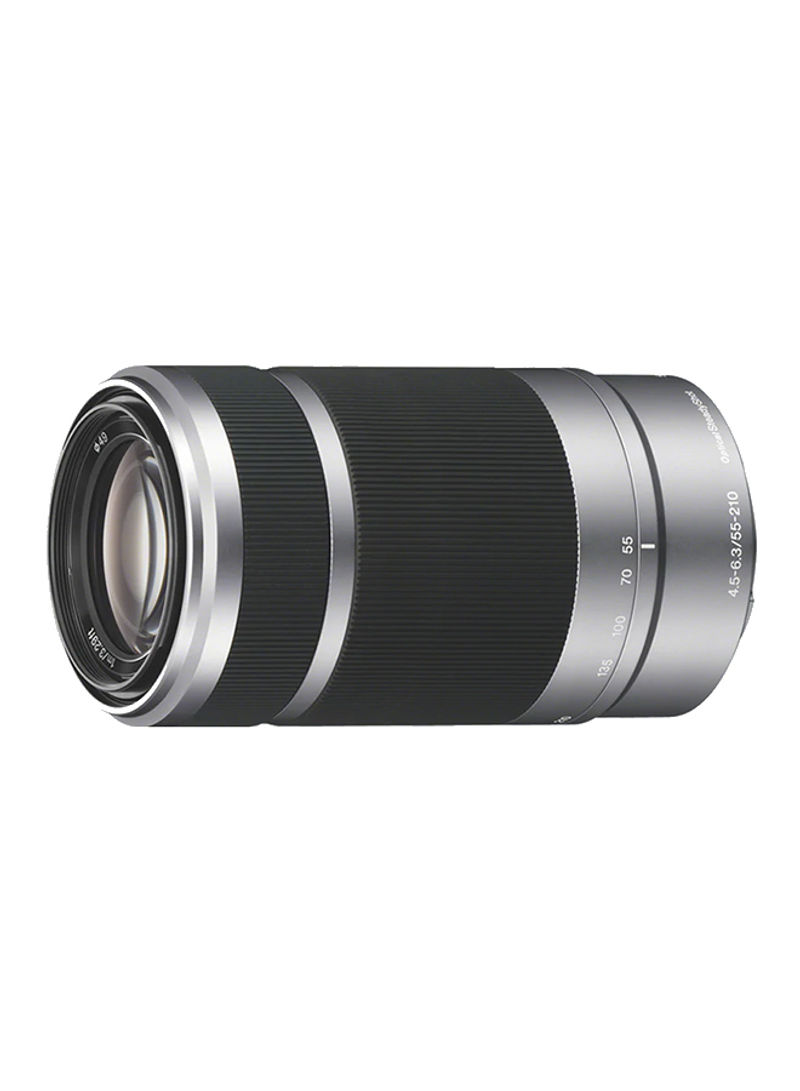 E 55–210mm F4.5-6.3 OSS Lens For Sony Silver/Black
