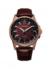 Men's Leather Analog Watch BX1009-10X