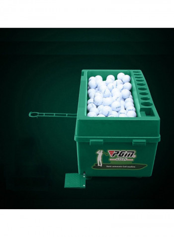 Indoor Golf Automatic Ball Machine With Club Rack 33x60x27cm