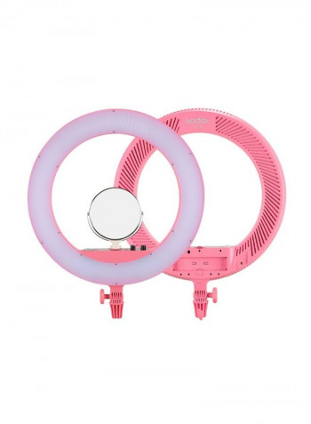 LR160 Ring LED Video Light Pink