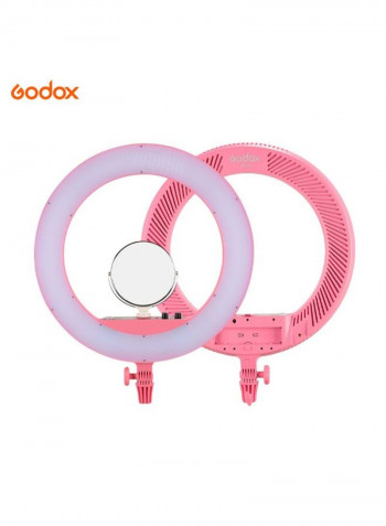 LR160 Ring LED Video Light Pink