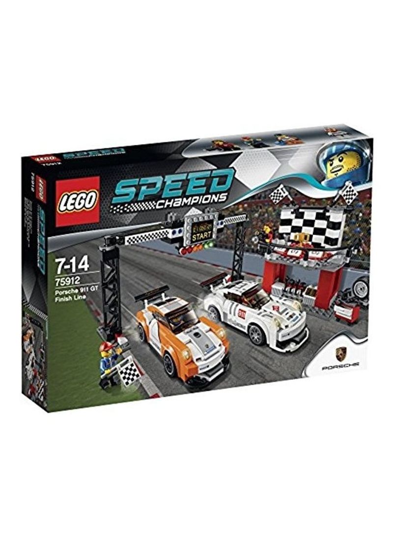 Speed Champions Porsche 911 GT Finish Line Building Set