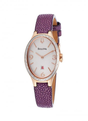 Women's Water Resistant Analog Watch BUL-98R198