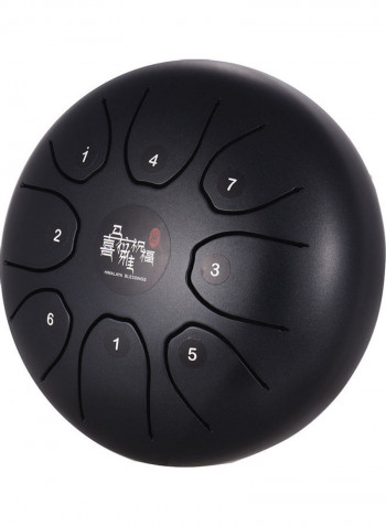 8-Tone Steel Tongue Drum With Carry Bag