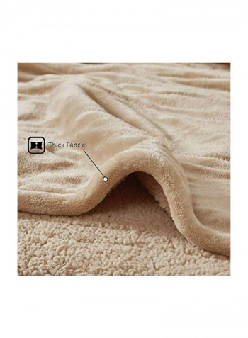 Berber Electric Bed Blanket Tan Queen