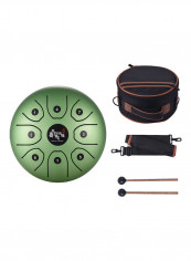 8-Tone Steel Tongue Drum With Carry Bag