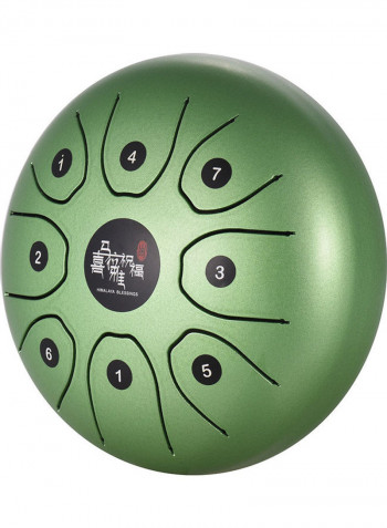 8-Tone Steel Tongue Drum With Carry Bag