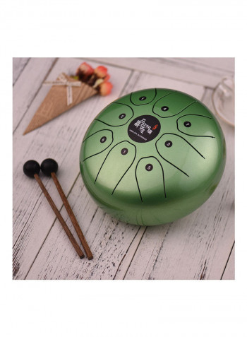 8-Tone Steel Tongue Drum With Carry Bag