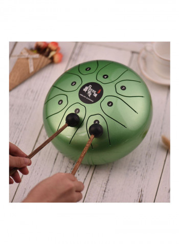8-Tone Steel Tongue Drum With Carry Bag