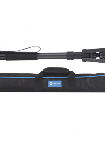 Flexible Monopod Unipod Camera Bracket Carbon Fiber Tube Black