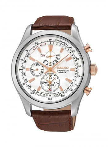 Men's Water Resistant Chronograph Watch SPC129P1