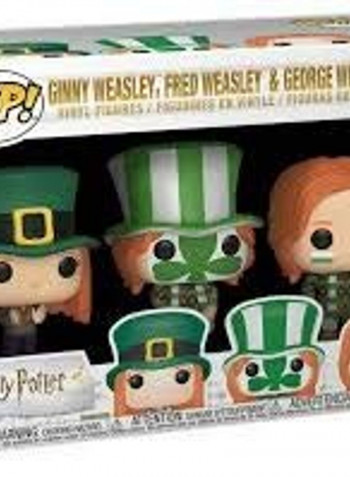 POP Funko Ginny Weasley, Fred Weasley, & George Weasley 2019 ECCC Spring Convention Limited Edition Exclusive 4x9inch