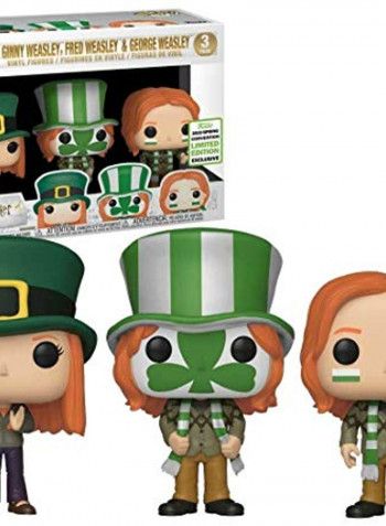 POP Funko Ginny Weasley, Fred Weasley, & George Weasley 2019 ECCC Spring Convention Limited Edition Exclusive 4x9inch