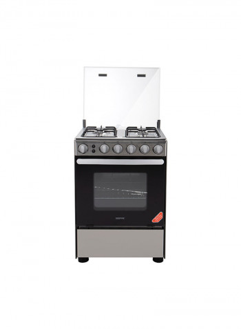 4-Burner Cooking Range GCR6058 Silver/Black