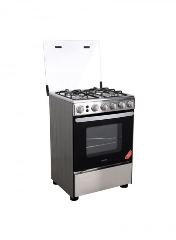 4-Burner Cooking Range GCR6058 Silver/Black