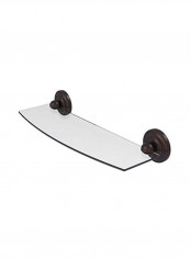 Prestige Que New Collection Glass Shelf Clear/Brown 18inch
