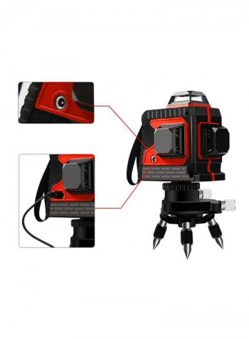 Laser Beam Level Meter Red/Black