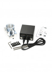 Double PID Controller Enail Heating Aluminium Plate Kit Black/Silver