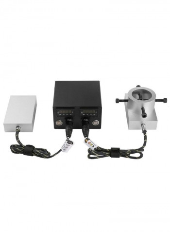 Double PID Controller Enail Heating Aluminium Plate Kit Black/Silver