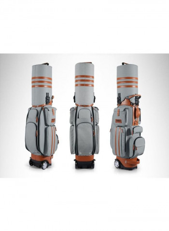 Multi-Functional Retractable Golf Ball Bag With Pulley And Password Lock 126x43x23cm