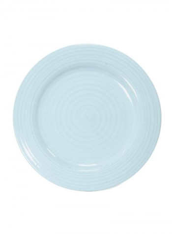 4-Piece Porcelain Dinner Plate Celadon 11inch