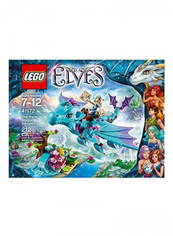 212-Piece Elves The Water Dragon Adventure Building Toy