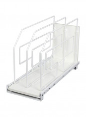 Tray Divider Cabinet Organizer White 9inch reviews Tray Divider Cabinet Organizer White 9inch