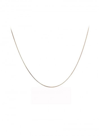 14 Karat Rose Gold Curb Chain Necklace