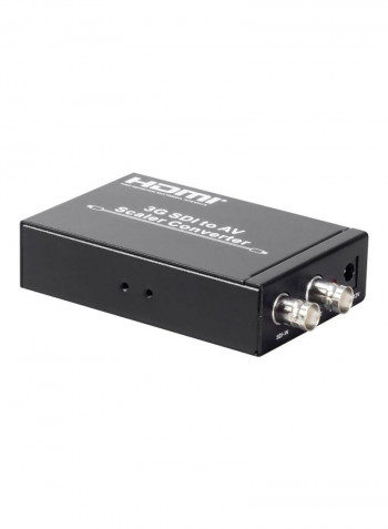 SDI To AV Scaler HDMI Converter Black