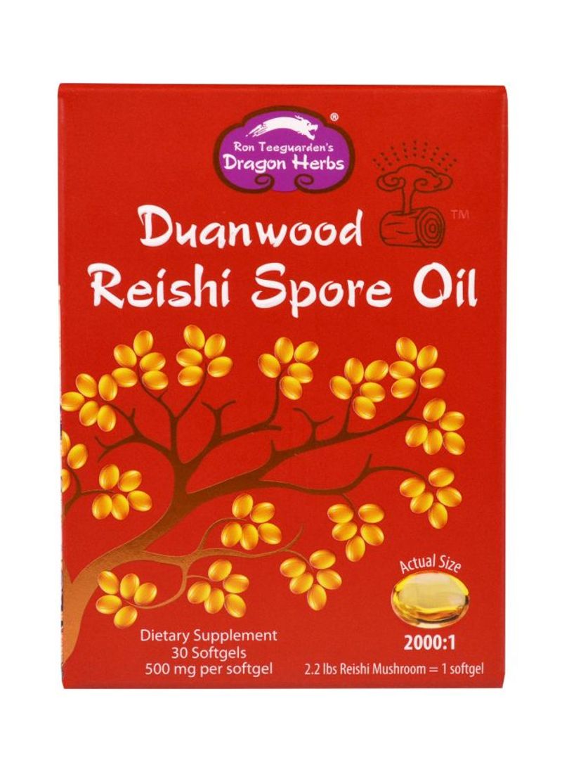 Duanwood Reishi Spore Oil Dietary Supplement - 30 Softgels