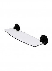 Prestige Que New Collection Glass Shelf Clear/Black 18inch