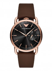 Men's Aviator Water Resistance Leather Analog Watch AR11337