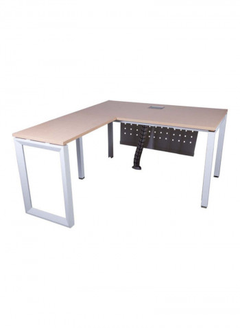 Modern Workstation Without Drawer Oak 75x75x180cm