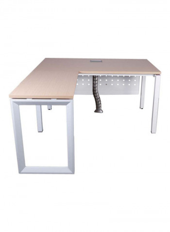Modern Workstation Without Drawer Oak 75x75x180cm