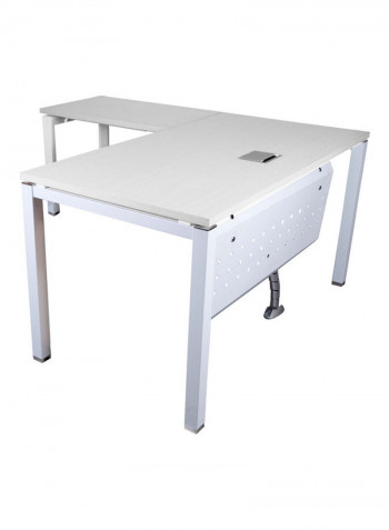 Modern Workstation Without Drawer White 75x75x180cm