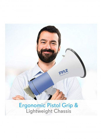 Megaphone PA Bullhorn Speaker PMP59IR White/Blue