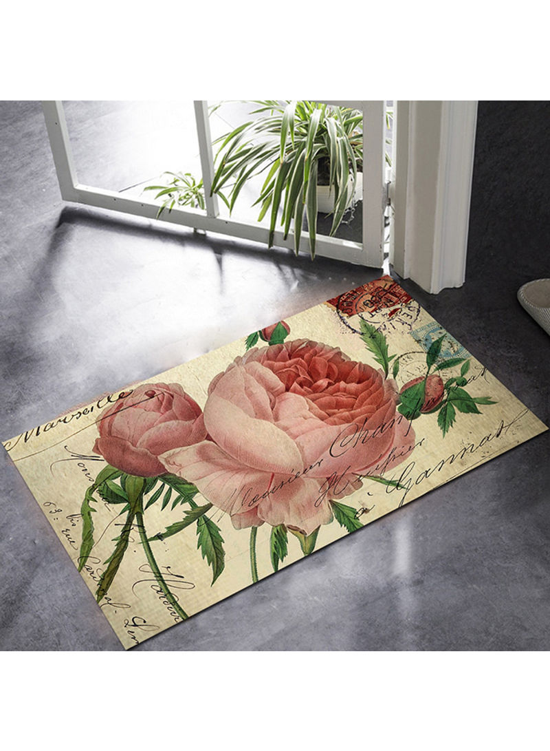 Pastorale Style Flower Pattern Bedroom Rug Multicolour 160x230centimeter