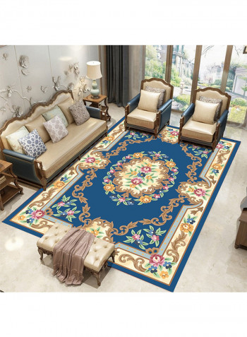 European Style Luxurious Floral Pattern Carpet Multicolour 160x230centimeter
