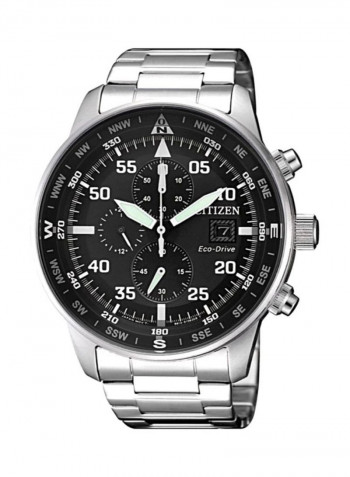 Men's Water Resistant  Eco Drive Chronograph Watch Ca0690-88E