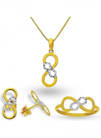 4-Piece Infinity Pendant Set