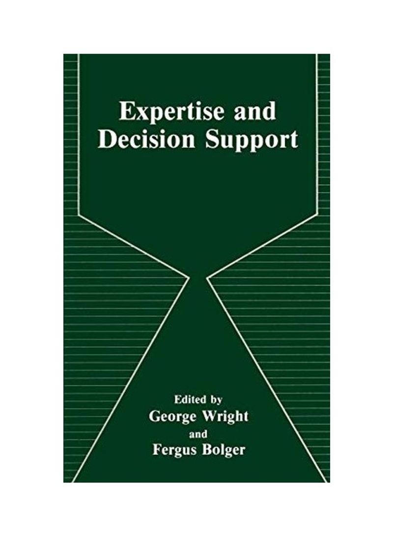 Expertise And Decision Support Hardcover English