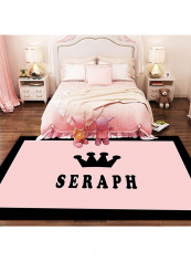 Nordic Simple Style Rugs Pink/Black 160x230centimeter