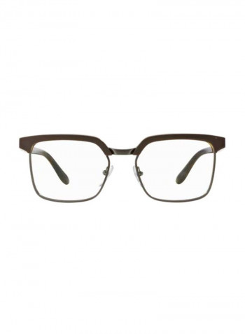Brow Line Eyeglass Frame - Lens Size: 52 mm للرجال