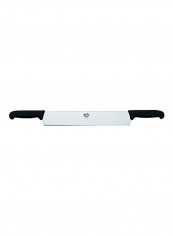 Stainless Steel Double Handle Cheese Knife Silver/Black
